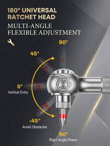 40合1棘轮螺丝刀套装，带通用套筒，多角度可调，S2和铬钒钢材质，磁性批头，加长手柄，适用于家庭维修 - 40合1套裝 - 查看 2