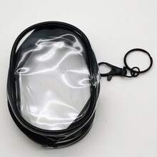 Transparent PVC Cable Organizer, Casual Style, Mini Portable Charger And Travel Accessories Storage Box, Suitable For Headphones, Data Cables, And Chargers