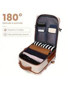 Large Capacity Lightweight Travel Backpack, Business Travel Carry-On Luggage Bag, Hiking Backpack, High School/College Student Backpack, Unisex Multi-Function Backpack - Multicolor - View 4