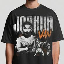 Joshua Van Retro Tee_ Y2K Streetwear Martial Arts Shirt - Black - View 1