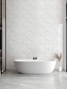 20/50片装3D大理石纹墙贴，加厚IXPE防水自粘墙纸，易于安装和移除，适用于客厅、厨房、办公室、浴室和卧室装饰。 - 彩色 - 查看 12