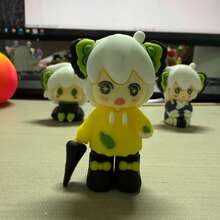 5cm Cute Cartoon Black Cat Resin Figurine Ornament, DIY Gift For Valentine's Day - Multicolor - View 10