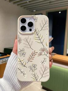3 件套简约花卉蝴蝶图案手机壳，黑色、米色、粉色，奢华仿皮材质，兼容 和 Galaxy - 彩色 - 查看 8