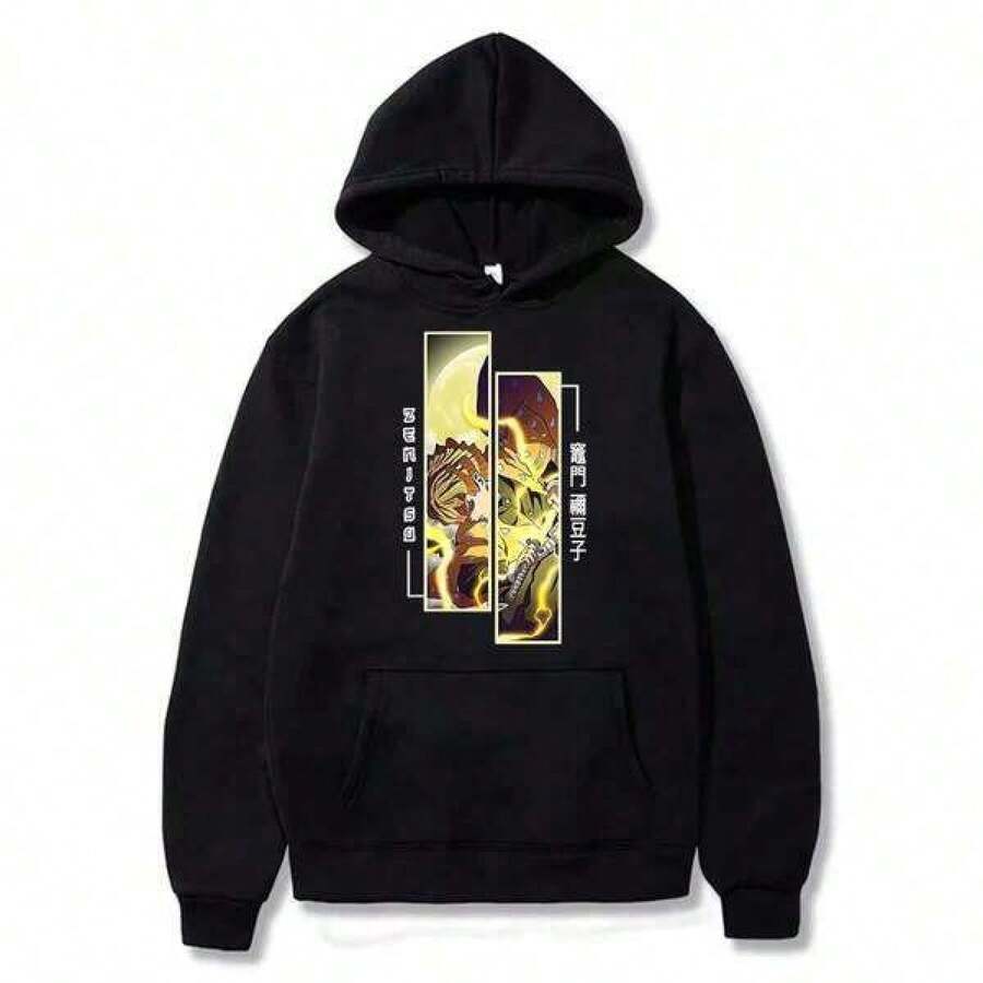 Men Outdoor Hoodies & Sweatshirts - Black - View 1