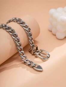Delicate Necklace Suitable For Sending Friends, Sending Classmates To Holiday Belts - 銀色 - 查看 6