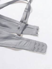 3件套女士纯色钢圈文胸，带可拆卸肩带（建议选大一码） - 彩色 - 查看 8