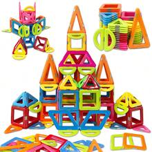 Bộ đồ chơi nam châm cho trẻ em, khối xây dựng nam châm, đồ chơi giáo dục STEM, giúp phát triển khả năng thực hành và sáng tạo của trẻ, khối xếp hình STEM, món quà sinh nhật hoàn hảo với nhiều hình dạng khác nhau. - Nhiều màu - Xem 8