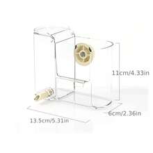 1pc Bird Feeder & Waterer, Parrot Food Bowl, Bird Cage Accessories, Bird Supplies Drinking & Feeding Dish - one-size - View 8