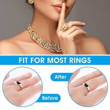 2 Styles Invisible Ring Adjuster - Grip, Transparent, Non-Slip, Seamless Fit For Loose Rings - Transparent - View 7