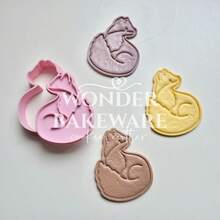 Cortador de Biscoito em Forma de Raposa Cartoon, Molde de Biscoito Animal Fofo, Carimbo de Biscoito em Forma de Raposa, Utensílios de Cozinha para Assar - animal - Visão 4