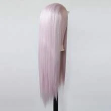 ZigZag Hair 13x4 Lace Front Wig, Synthetic Heat Resistant Fiber High Temperature Silk No Glue Wig, Pre-Plucked Natural Hairline, Long Straight Hair Suitable For Women's Daily Wear, Parties And Cosplay - Multicolor - View 2