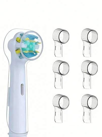 1/2/4/8 Pezzi di Custodie per Testine di Spazzolini da Denti, Astuccio da Viaggio per Spazzolino Elettrico Portatile, Protezione Antipolvere per Spazzolino da Denti, Cappuccio Protettivo da Viaggio Riutilizzabile, per Campeggio, Casa - Porta Spazzolino Inodore per Essenziali Ritorno a Scuola, Coperchio Antipolvere per Testine di Spazzolini Elettrici, Accessori da Viaggio Essenziali, Articoli da Viaggio Necessari, Articoli per Spiaggia, Vacanze Estive, Forniture Scolastiche