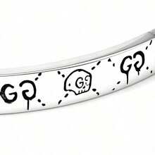 Gucci Minimalist Elegant Bracelet, Suitable For Daily Wear, Unisex, YBA455321001 - Silver - View 3