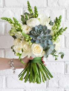 1-6卷深绿色花艺胶带，DIY绿色植物手工花卉包装装饰胶带，适用于花束茎部包裹和花艺工艺婚礼花束，花艺绿色胶带，高粘度花束包装材料，园艺绿色布胶带，DIY花茎配件 - 彩色 - 查看 3