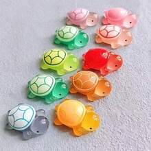 Giant Glow-In-The-Dark Turtle Figurine - Mini Red Turtle Model Set, Suitable For Desktop Decor, Bookshelf Display And Gifts For Girls - Multicolor - View 9