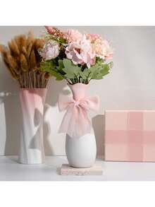 1/2/3 Rolls Handmade Chiffon Ribbon Tassels, 1.5 Inch X 16.4 Feet, Frayed Edges, Suitable For Wedding Invitations, Bridal Bouquets, Gift Wrapping, Crafts, Holiday Decorations, Red, Valentine's Day Party Supplies, Can Be Used For Bridal Bouquets, Gift Wrapping, Wedding Decorations, Crafts. - Baby Pink - View 6