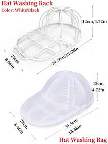 Giá phơi mũ lưỡi trai, túi giặt + giá treo, máy giặt mũ lưới, thiết bị làm sạch nhẹ nhàng và hiệu quả, lồng giặt mũ kèm giá phơi, tăng cường khả năng chống bụi bẩn, dùng cho máy giặt. - Nhiều màu - Xem 10
