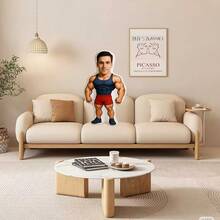 A Personalized Custom Pillow, A Customized Photo Pillow As A Gift, And A Couple Pillow With The Groom's Image Printed On It. - Muscle - View 6