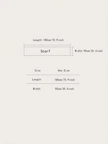 1条印花仿丝围巾，轻盈防晒披肩，百搭时尚配饰，适合日常穿着。 - 彩色 - 查看 5