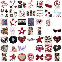 50张情人节贴纸，粉色爱心，行李箱、摩托车行李箱、笔记本电脑贴纸，均有售。 - 彩色 - 查看 6