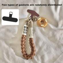 1pc Cute Beige Bear Head, Star, Cat, Fish Pendant Keychain, Suitable For Phone Case, Car Keys, Accessories - Multicolor - View 24