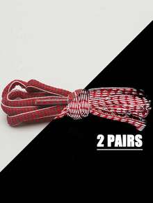 反光鞋带，可编织成手链，时尚运动鞋鞋带，个性化跑鞋替换鞋带 - 彩色 - 查看 5