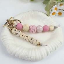 1 pieza Llavero personalizado con nombre, Dije personalizado para bolso, Regalo para días festivos/Día de San Valentín para seres queridos - llavero - Ver 30