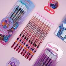 Mattel 一套12支心形铅笔，可爱设计，适合小学生使用。款式随机。是新年、情人节或复活节的理想礼物。 - 彩色 - 查看 6