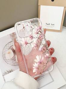 Ốp lưng điện thoại trong suốt TPU chống rơi, in họa tiết hoa nhiều màu sắc, tương thích với iPhone 15/15Pro/15Plus/15ProMax/16/16Pro/16Plus/16ProMax/17/17Pro/17ProMax, tương thích với Galaxy S23 Ultra/A14/A24, điện thoại Android tương thích với Redmi Note 12 Pro/Pixel 8/8 Pro - Nhiều màu - Xem 1