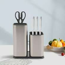 YUNRUX Knife Block, Knife Holder & Roll Bag - 銀色 - 查看 11