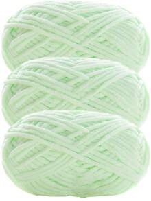 3pcs/150g Velvet Soft Yarn, Medium Thickness Knitting Yarn, Fluffy & Soft Polyester Knitting Yarn, Suitable For DIY Crafts, Knitting And Crocheting Scarves, Hats, Shoes, Bags, Cushions, Dolls, Blankets, Slippers, Handmade Crochet Projects - Multicolor - View 25