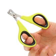 Stainless Steel Pet Nail Clippers: Innovative Design For Easily Trimming The Nails Of Small Dogs And Cats. Available In Green And Black. - Yellow - View 5