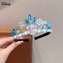 Disney Elsa Princess Headband, Elsa Crown Costume Cartoon Tiara, Cute - Multicolor - View 6