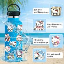 85pcs Cute Cartoon Hello Kitty Stickers - Suitable For Laptops, Phone Cases And Diaries - Multicolor - View 2