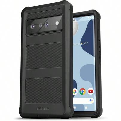 Falcon diseado para Pixel 6 Pro, funda protectora de cuerpo completo para Google Pixel 6 Pro negro