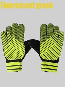 1 Pair Adult & Youth Goalkeeper Gloves, Embossed Non-Slip Latex Palm, Soft PU Back, Dual Wrist Protection, Durable Anti-Slip Latex Material, Injury Prevention - Multicolor - View 20