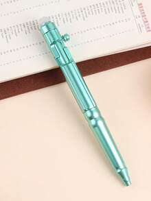 4pcs Creative Erasable Pen With Gun Trigger Design, Mechanical Pencil For Students, Bullet Sniper Ballpoint Pen With Blue Refill, School & Office Supplies, Back To School Essential - Multicolor - View 9