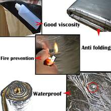 Sheets Sound Deadening Damping Mat Car Silent Compact Van Proofing 5mm Auto - Silver - View 3