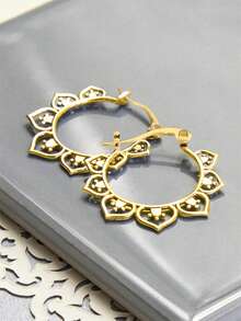 1 Đôi bông tai khoen thanh lịch, phù hợp cho nữ giới, có thể đeo trong dịp kỷ niệm ngày cưới, tiệc đính hôn, ngày Valentine và các dịp khác. - 3 # - Xem 9