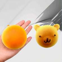 1/2 仿真面包慢回弹 PU 软面包法式老面包馒头熊头减压玩具