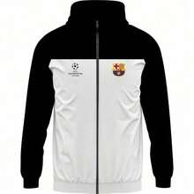 Windbreaker Jacket/Blouse, Team Windbreaker, BC Waterproof - 黑與白 - 查看 3