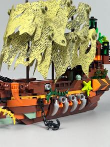 Pirates The Black Pearl And Flying Dutchman Ship Building Block Model Assemble Bricks Toys, MOC Building Blocks For Adult - Multicolor - View 10