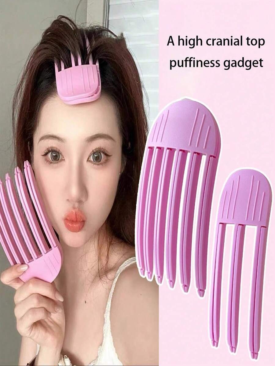 1pc/2pcs Unisex High-End Volumizing Hair Clips, Hair Root Volumizing Device For Tall Scalp, Bangs Styling Clip, Non-Damaging & Natural Voluminous, Volumizing Comb, Hair Root Volumizing Clip, Styling Tool For Men And Women