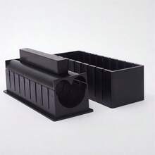 10pcs Sushi Mold Set, Onigiri Mold Kitchen Tools, DIY Sushi Making Kit - Black - View 5