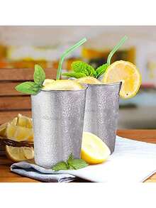 3pcs/Set 8oz Stainless Steel Kids Cups, Stackable Metal Tumblers, Anti-Drop Drinking Cups - Multicolor - View 7