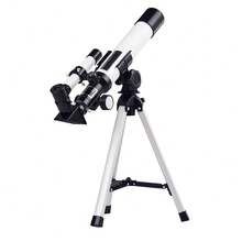 Astronomical Telescope For Students And Adults With 2 Eyepieces (H12.5 Mm And H20 Mm) | High-Definition Deep-Sky Observation For Beginners | White Portable Telescope For Observing The Moon, Planets, And The Sky