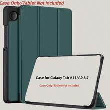 适用于三星 Galaxy Tab A11/A9 8.7 英寸平板电脑的保护套，带阅读器保护套，2025 新款，平板电脑三折支架（不含平板电脑） - 彩色 - 查看 3