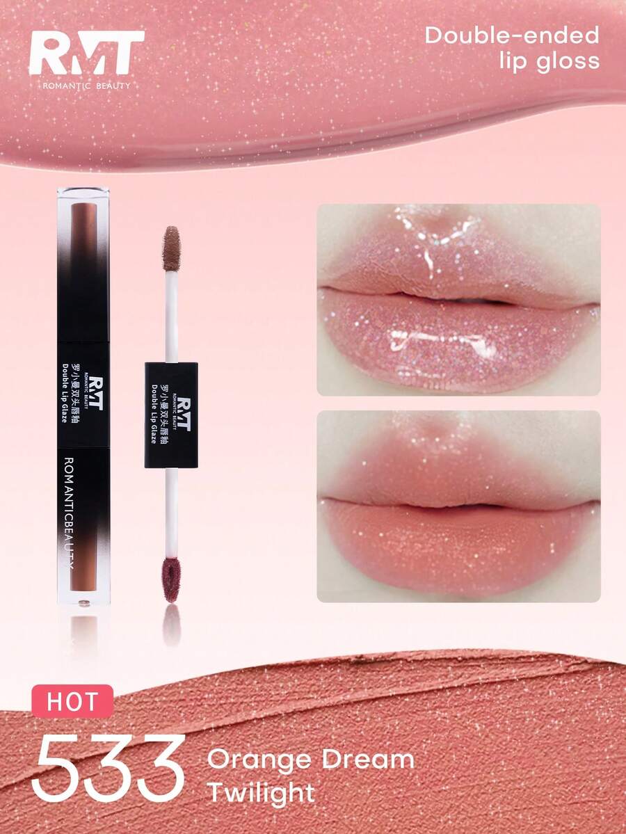 一支浪漫双头唇膏，哑光质地，持久不晕染，适合日常妆容和各种场合，可作为母亲节、情人节或送给姐妹的礼物。 - 彩色 - 查看 1