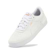 Puma 女士经典复古休闲运动鞋 39841302 - 彪馬白-彪馬白-金色 - 查看 8