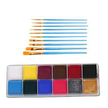 20 Colors Face Painting Kit, Oil-Based Body Paint Set With Full Tools, Vibrant Colors Suitable For Halloween, Christmas, Carnival Party, Performance, Sports Events, Cosplay - Multicolor - View 11